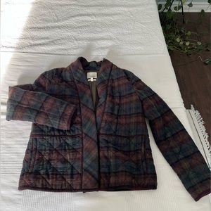Aritzia Wilfred Free Plaid Jacket